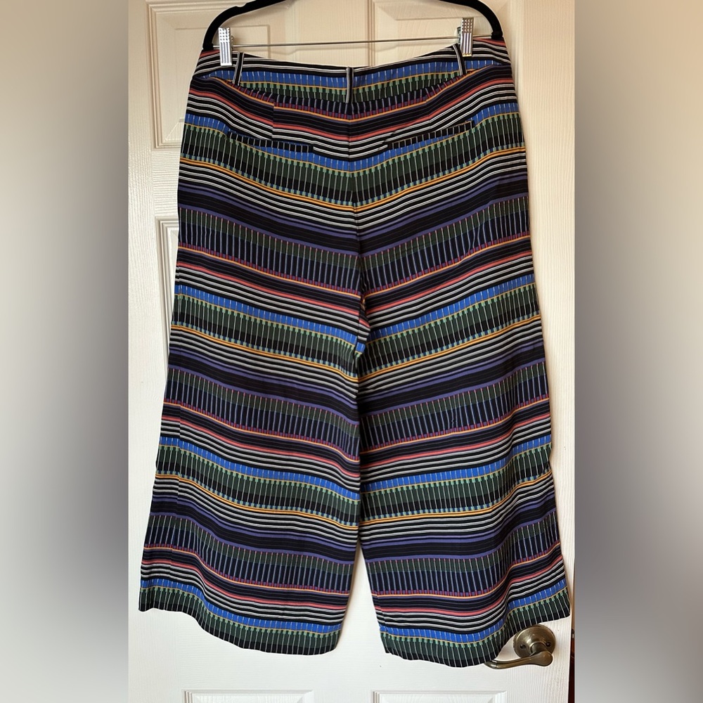 Loft wide leg cropped pants